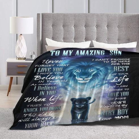 from Mom Son Super Soft Throw Blanket